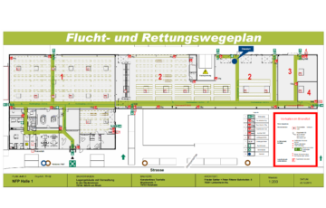 Arbeiten in Wörth am Rhein - Rettungswege