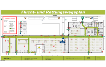 Arbeiten in Wörth am Rhein - Rettungswege